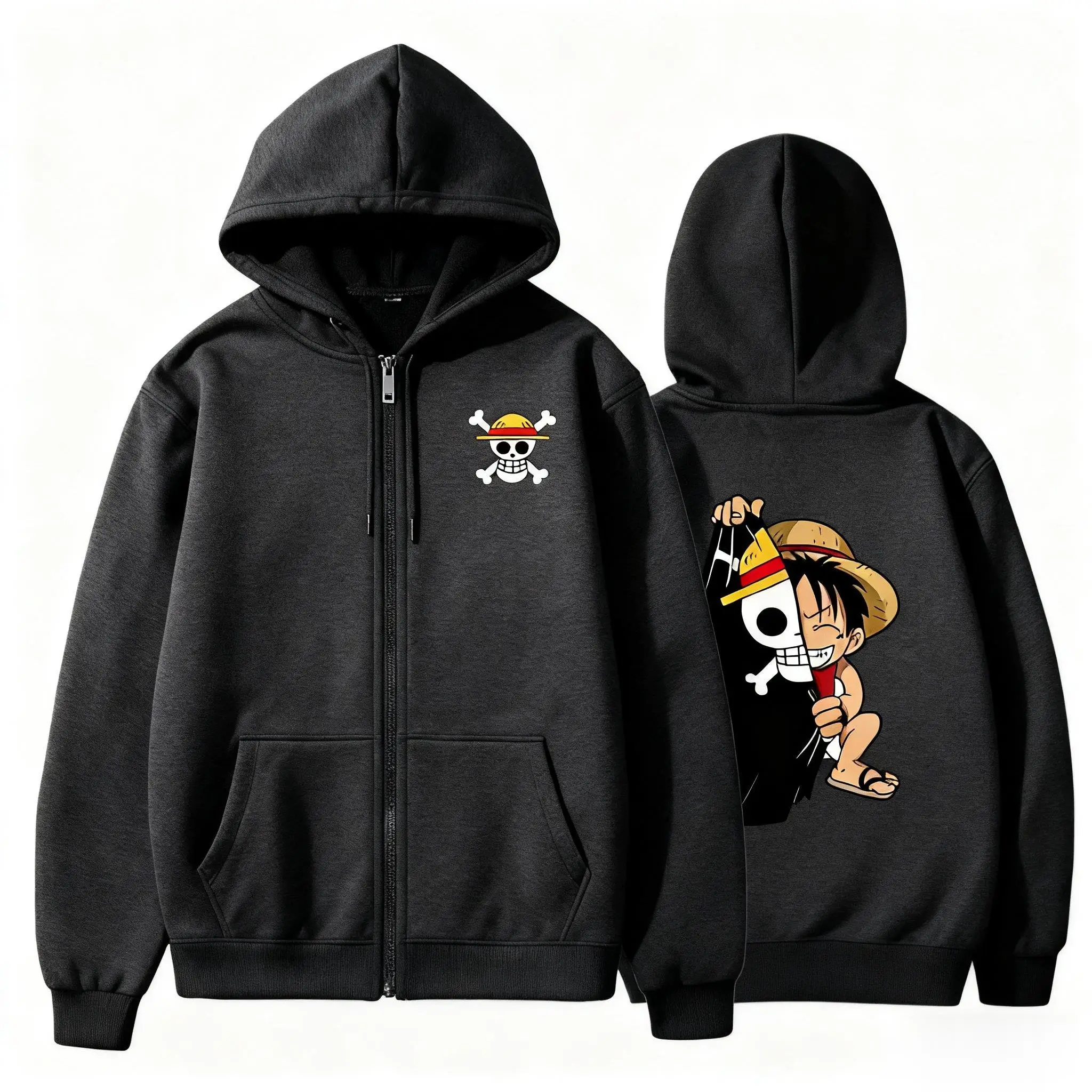Winter Clothing Japan - 2026 신상 오버사이즈 원피스 루피 지퍼