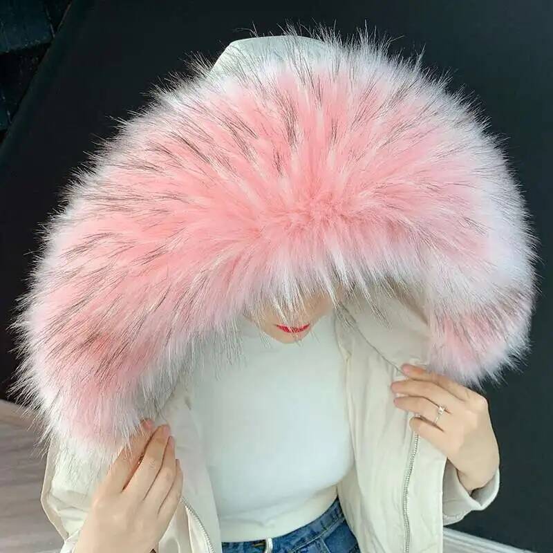 Winter Clothing Items - 분리형 가짜 모피 칼라 초대형 따뜻한