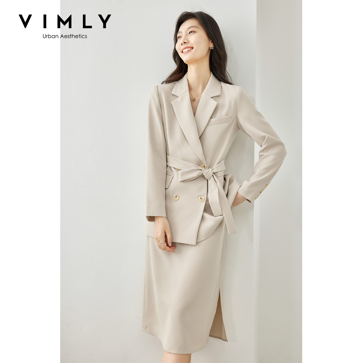 Winter Clothing Items - VIMLY 여성 투피스 세트 2026 가을