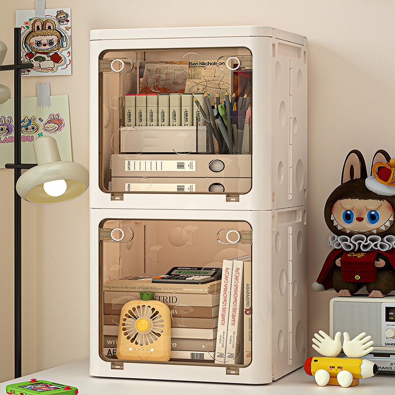 Winter Clothing Organizer - 뚜껑이 있는 아크릴 독립형 수납함 거실