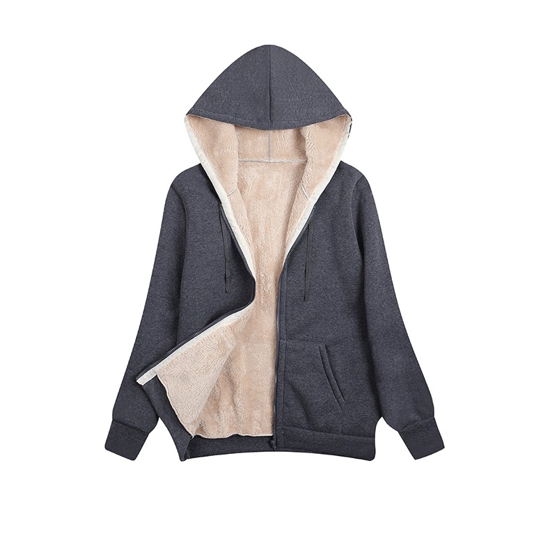 여성용 겨울옷 세일 지퍼업 후드티 루즈핏 긴팔 기모 안 - Winter Clothing Sale Women 리뷰 및 가격