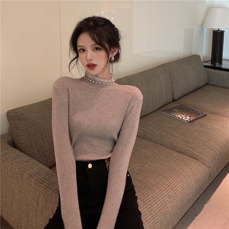 패션 2025 진주 레이스 여성 풀오버 따뜻한 젊은 감 - Winter Clothing Sale Women 리뷰 및 가격