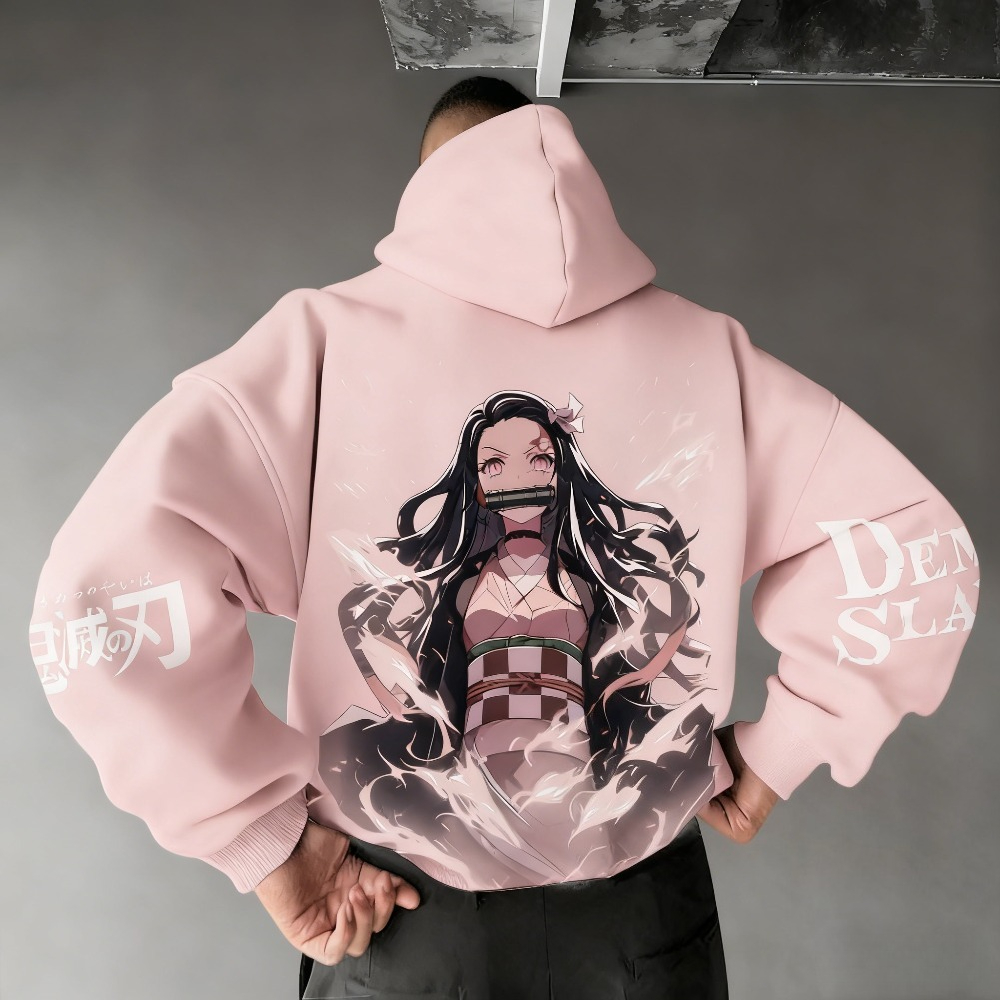 악마 슬레이어 남성용 후드티 스웨트셔츠 카마도 네즈코  - Winter Clothing Japan 리뷰 및 가격