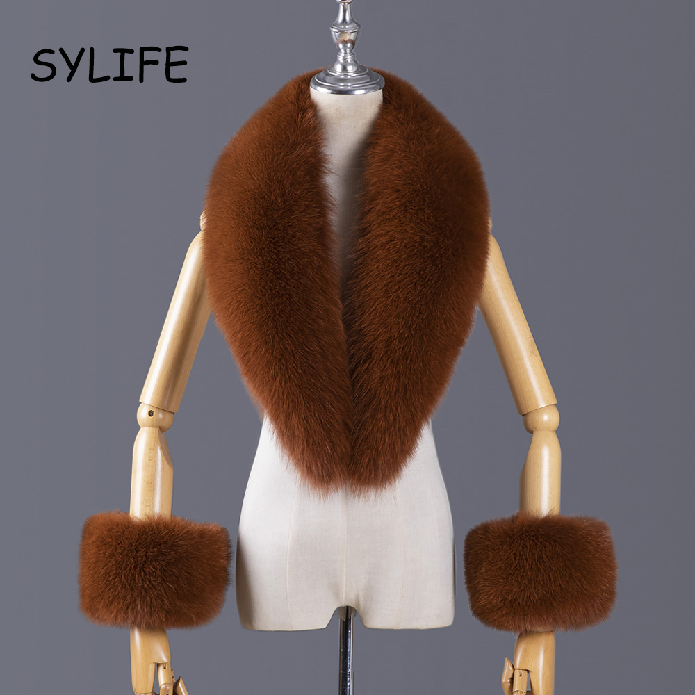2025 리얼 폭스 퍼 칼라 겨울 여성용 고급 털 스카 - Winter Clothing Items 리뷰 및 가격