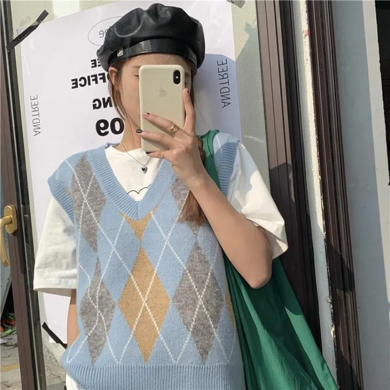 여성용 니트 조끼 v 넥 풀오버 패션 양복 조끼 의류  - Winter Clothing Sale Women 리뷰 및 가격