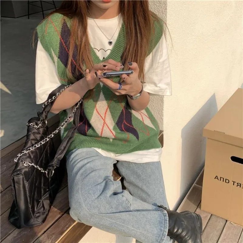 여성용 니트 조끼 v 넥 풀오버 패션 양복 조끼 의류  - Winter Clothing Sale Women 리뷰 및 가격