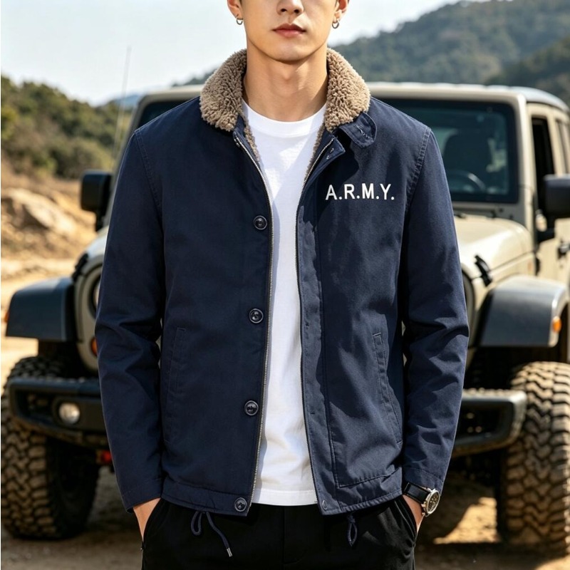 남성용 양털 따뜻한 겨울 밀리터리 코트 봄버 재킷 남성 - Quality Winter Clothing Bomber Jacket 리뷰 및 가격