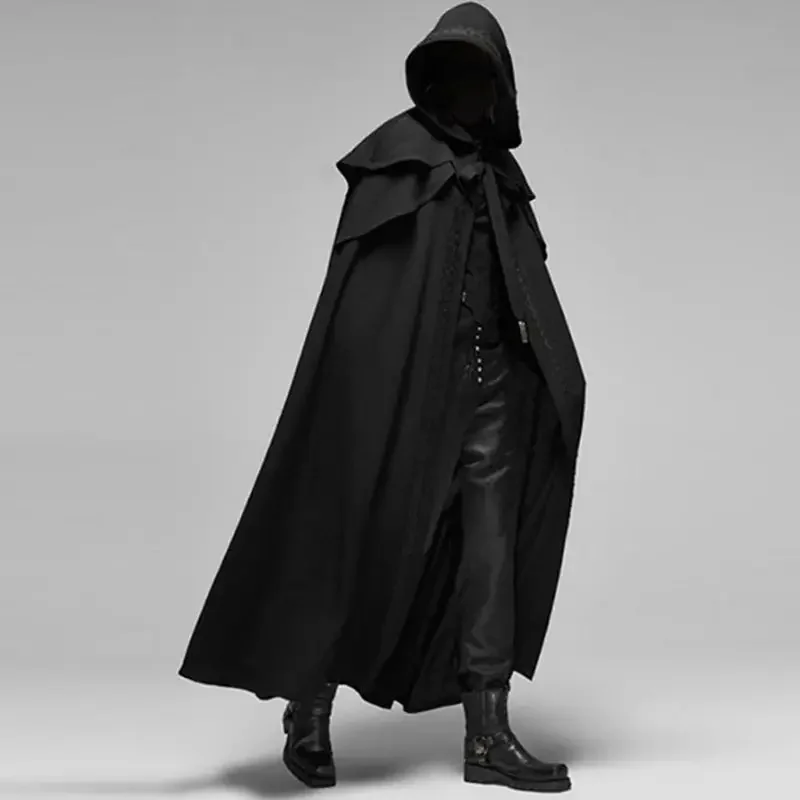 남성 수도사 코스프레 의상 중세 빈티지 고딕 후드 루즈 - Winter Clothing Items 리뷰 및 가격
